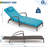 2-Piece Rattan Folding Chaise Lounge Set, Adjustable Backrest with Cushion and Pillow, Poolside Backyard Deck Patio Outdoor Use