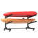 Adjustable Freestanding Kayak Storage Rack for 2 Kayaks with Lockable Wheels