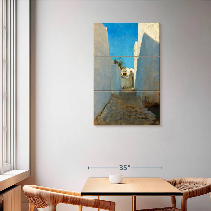 Sireci A Moroccan Street Scene 1879-1880, 57'' H x 36'' W