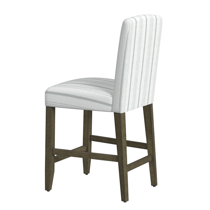 Warrensville Upholstered Counter Stool, Gray