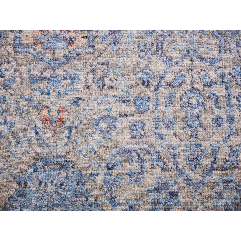 Tapis unique en laine nouvel âge 9 pi x 12 pi 4 po Zafiro