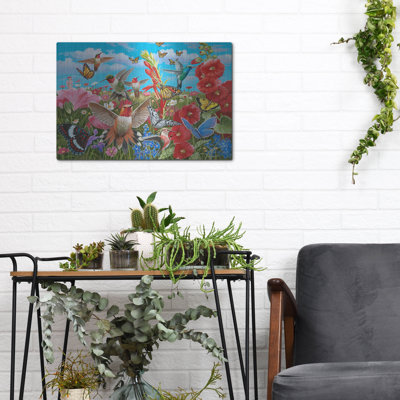 " Hummingbird Garden " by William Vanderdasson