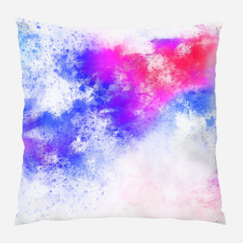 Housse et insert de coussin carré Rivale, Microsuède, Intérieur