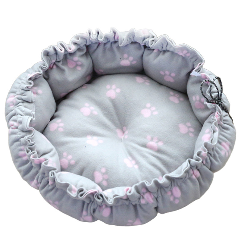 Lit pour chien et chat anti-angoisse intérieur, Gris, H 2,03 po x l 27,56 po x P 27,56 po