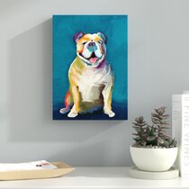 Stupell Industries Dashing French Bulldog and Iconic Bookstack by Amanda  Greenwood Unframed Animal Canvas Wall Art Print 36 in. x 48 in.