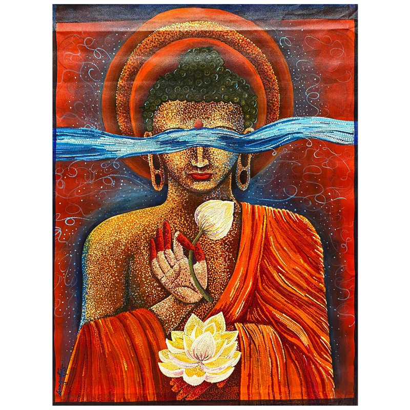 Peinture sans partage | Acrylique sur toile | Sangeeta