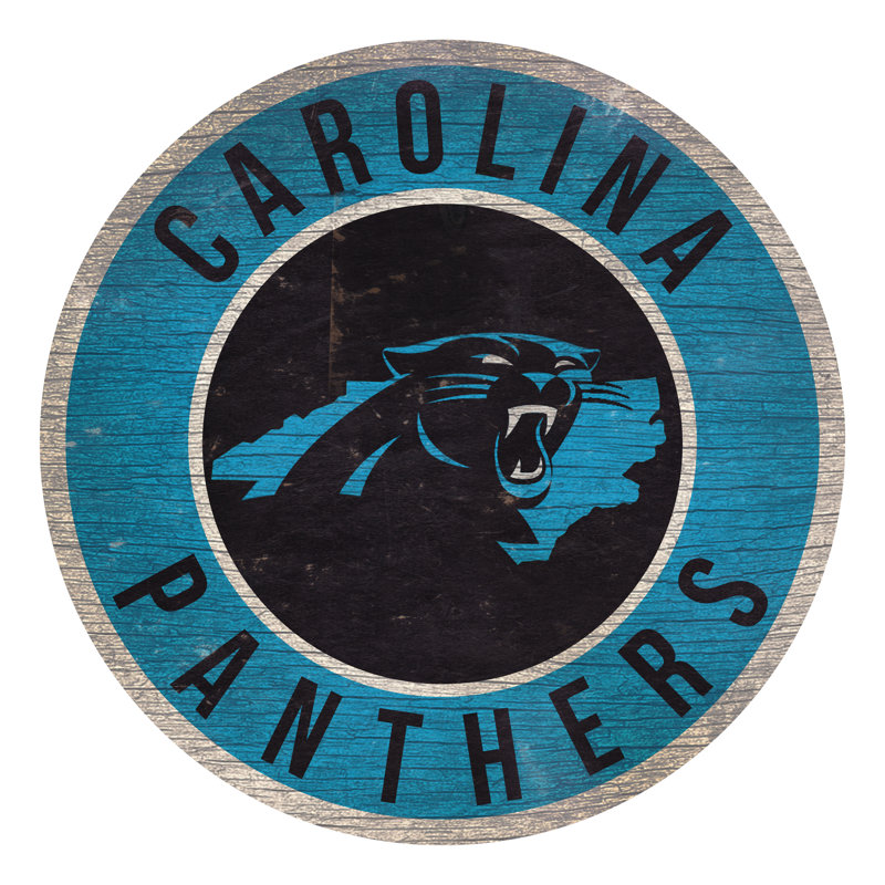 NFL, print on wood, Panthers de Caroline