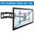 Mount-It! Full Motion Wall Bracket TV Mount | 36 in. Extended Articulating Arm Fits 42 to 90 in. TVs