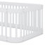 Élégant cadre de lit simple en bois avec clôture chic-1124491649