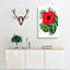 Chinese Rose - Wrapped Canvas Painting-55323379