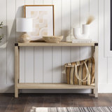 Larenda Entryway Table with Open Shelf Storage