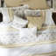 Couette jaune King - Décoration de chambre shabby chic en coton 9 pièces avec taies d'oreiller européennes et coussins décoratifs