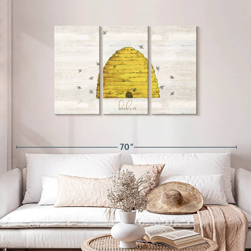 Brampt Bee's Life I - Beehive, 28" H x 45" W