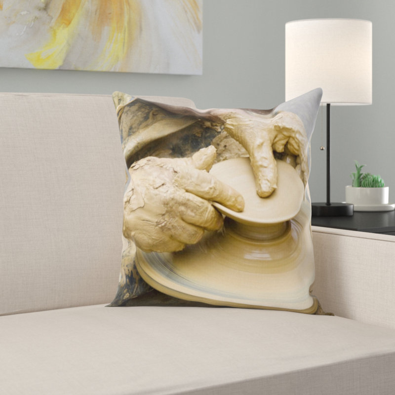 Microsuede Throw Pillow