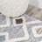 Dermott Geometric Machine Woven Polypropylene Area Rug in Gray/Cream-966536663