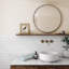 Miroir mural moderne à cadre rond-88773220-88291202