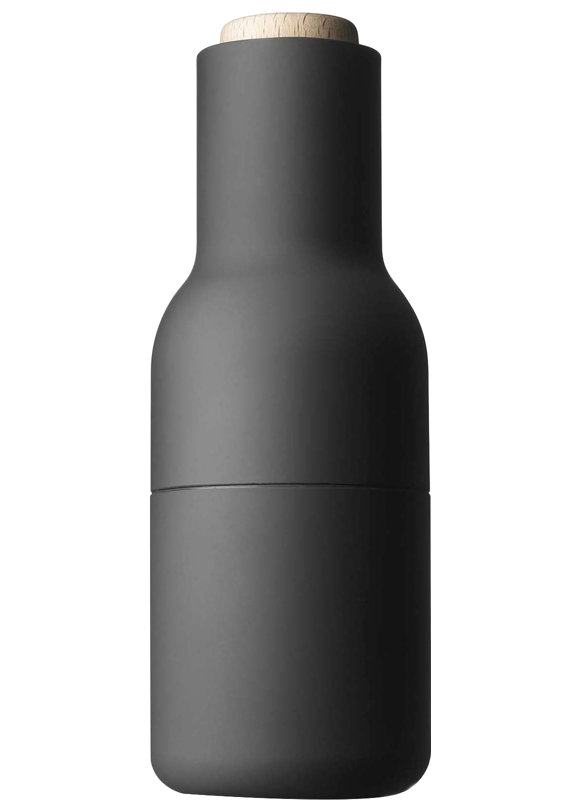 Bottle Grinders Salt & Pepper Mill Set, Ash & Carbon