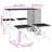 4 - Person Wicker Patio Dining Set with Rectangular Table-2006796964
