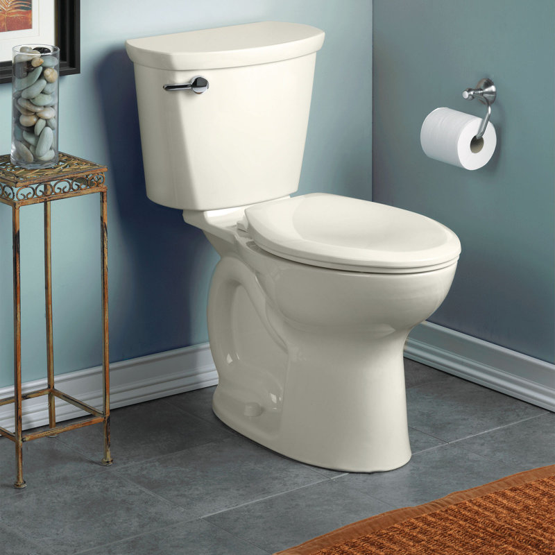 American Standard Cadet 1.6 Gallons GPF Elongated Comfort Height Floor Mounted Kit (Seat Not Included), Linen