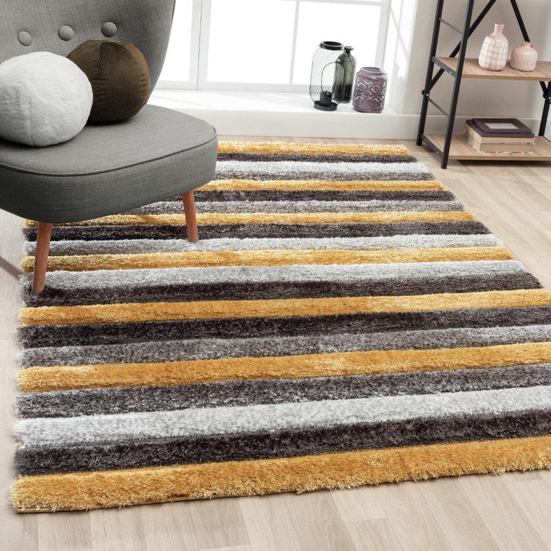 Tapis tissé à la machine Lantanas, Rectangle 5 pi x 7 pi