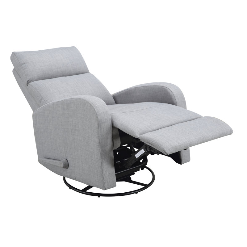 Fauteuil inclinable et oscillant pivotant Gardin, Gris