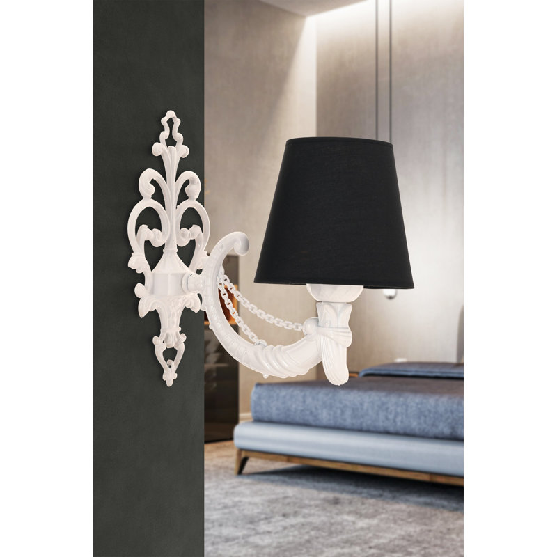 Lampe murale, Blanc
