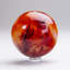 Polished Carnelian Agate Sphere from Madagascar