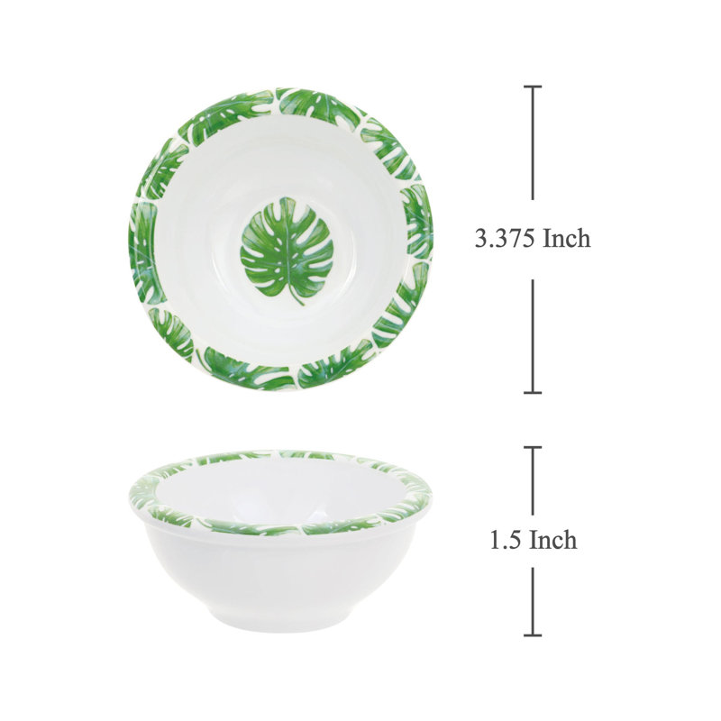 3 3/8" Mini Bowl S6, Monstera
