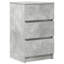 Bedside Cabinet With 3 Drawers 39X35x65 Cm-1950791853
