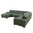 Mesure Corduroy L-Shaped Sectional
