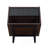 Duane 20" Fluted Nightstand in Black (1-Drawer)-1320407694