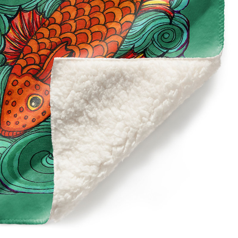 Couverture sherpa doux , 51 po x 60 po