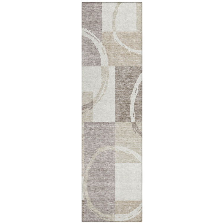 Aleh Area Rug with Non-Slip Backing
