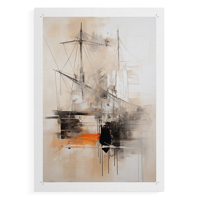 NAUTICAL Series CECXCVII - Impression sur toile seulement - NON CADRE, H 18 po x l 12 po
