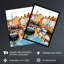 Scotland Fishing Harbour Boats Artwork Anstruther Harbour Fife 1965 Large Wall Unframed Art Poster Print Thick Paper 18X24 Inch