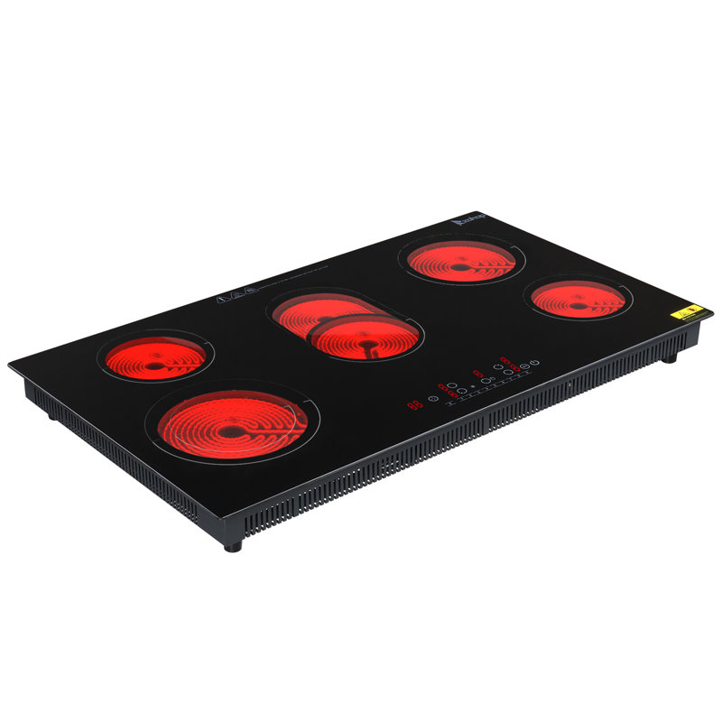 Winado 35" Black Electric 5 Burner Cooktop