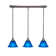 3 Light Stem Hung Linear Pendalier Shown With 7"