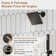 Rainfall Symphony 12" Flush Mount Rainfall Temperature Display Thermostatic Shower System with 64 Color LED and Music