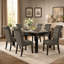 Rustic Bold Distressed 1pc Dining Table W Leaf Solid wood Dining Room Furniture-844225881
