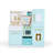 Teamson Kids Wooden Play Kitchen with Built-in Icemaker, Magnetic Dry-Erase Board & Accessories Set
