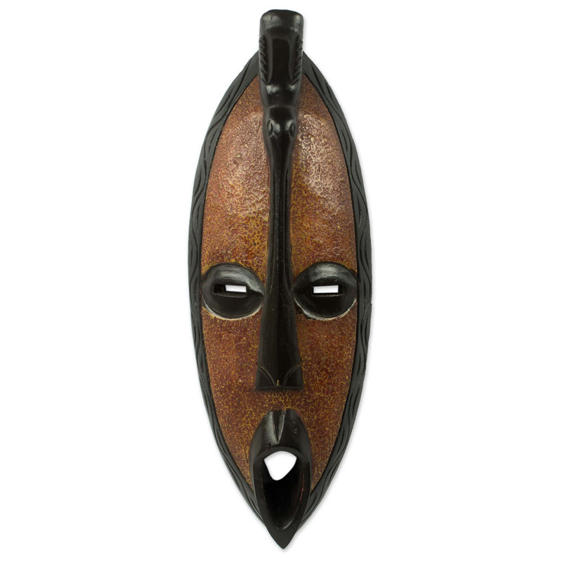 Décoration murale originale en bois de pluie africain