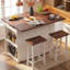 Ensemble d'îlot de cuisine 3 pièces Lujane-526239256-517228156