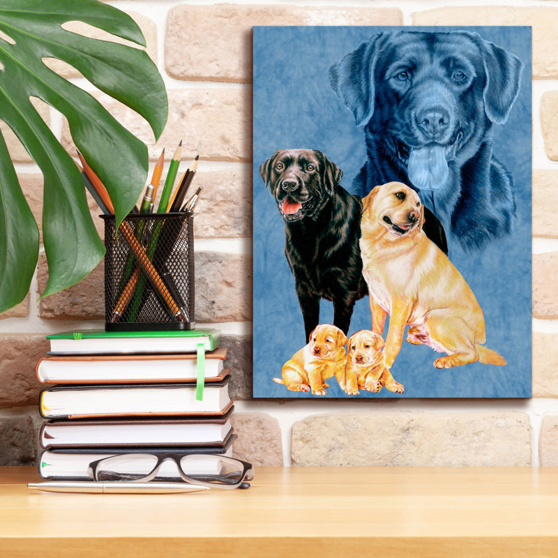 «Labrador Retriever» par Barbara Keith, H 16 po x l 12 po