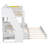 Twin Over Full Bunk With Trundle, Storage Staircase & USB-979832648