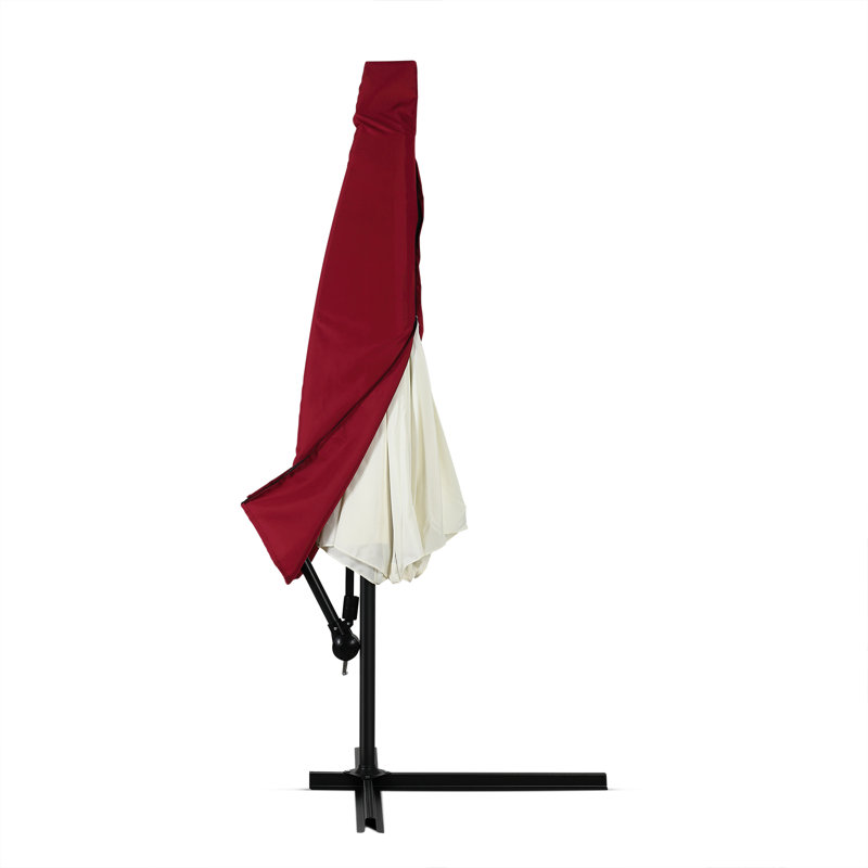 Outdoor Patio Umbrella Cover, 300cm H x 45cm W x 45cm D, Red