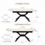 Table de salle à manger extensible Modern