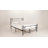 Ajayceon Metal Platform Bed Frame With Vintage-Style Headboard And Footboard-353470737-359204366