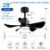 28' Ceiling Fans With Lights And Remote/App Control, Low Profile Ceiling Fans With 5 Reversible Blades 3 Colours Dimmable 6 Speeds Ceiling Fan For Bedroom Kitchen