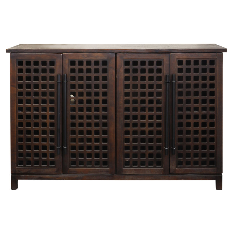 Kyler - Four-Door Sideboard - Warm Brown