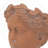 D6x9" Visage Head Bust Planter, Brown-545991345
